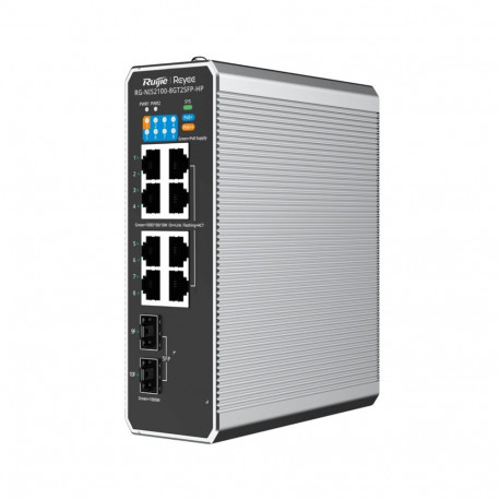 Ruijie Networks haldatav L2 gigabit ethernet lüliti RG-NIS2100 Power over Ethernet (PoE), must, roos