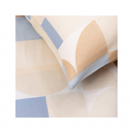 BEDDING COVER SET GEO SATEEN 140X200CM