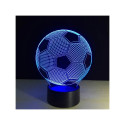 ZD98 Lampka nocna piłka nożna 3d led