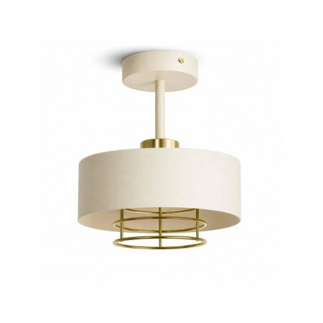 ZD185 Lampa sufitowa wisząca beżowo złota