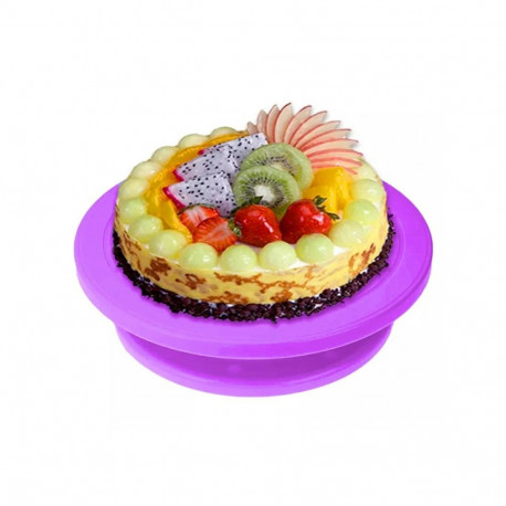 AG649F Patera obrot. do dekoracji purple