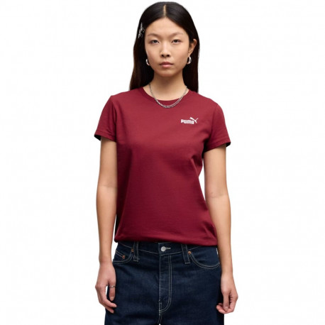 Koszulka damska Puma ESS Small No.1 Logo Tee(s) brązowa 682373 23 M