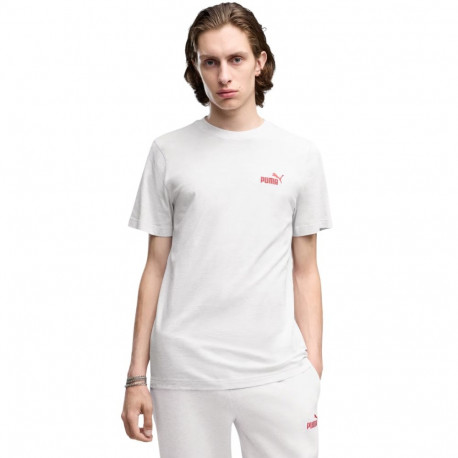 Koszulka męska Puma ESS Small No.1 Logo Tee(s) jasnoszara 682535 05 M