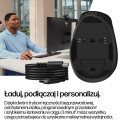 Ergonomic Mouse - HP Tilt 720M Wireless, 7 Buttons, Rechargeable