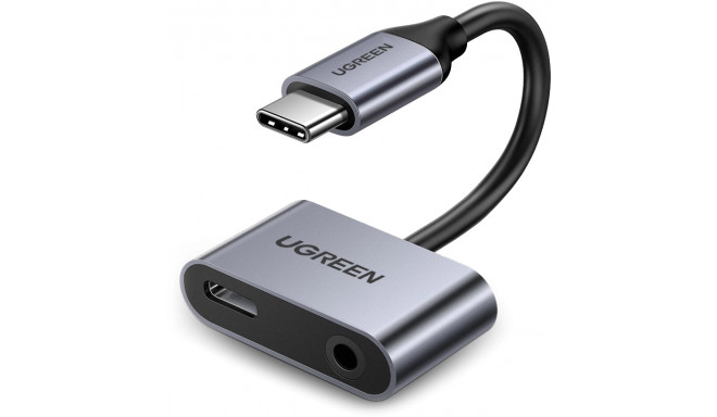 Ugreen adapter USB-C - USB-C/3.5mm 2in1
