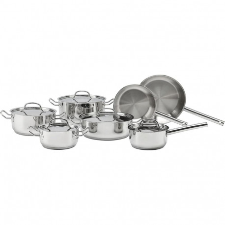 ELLE Home – Stainless Steel Cookware Set ECCS200412A, 12 Pieces