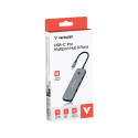 Verbatim CMH-08 USB Type-C 5000 Mbit/s Silver