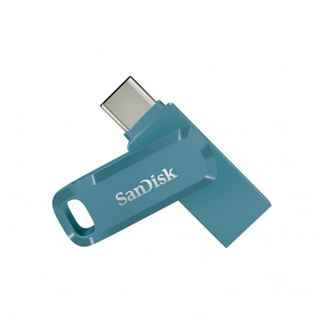 SanDisk USB-mälupulk Ultra Dual Drive Go 256GB USB Type-A/USB Type-C 3.2 Gen 1 (3.1 Gen 1), sinine