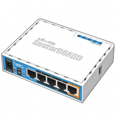 Mikrotik ruuter HAP ac lite 733Mbit/s Power over Ethernet (PoE), valge