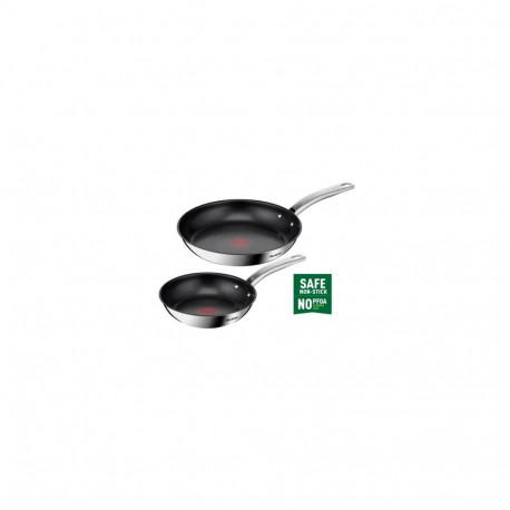 Frying Pan Set - Tefal Intuition B817S255 2-Piece Stainless Steel
