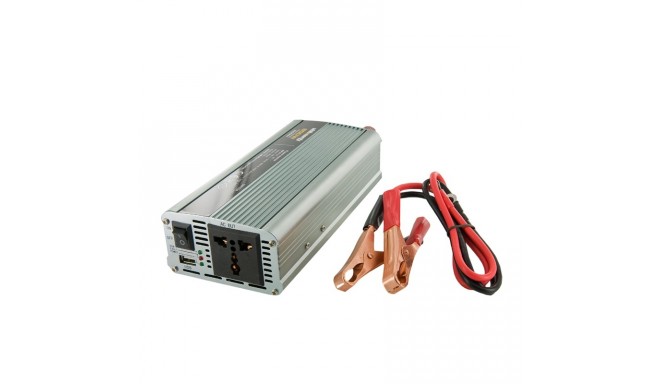 Inverter 12V DC - 230V AC  Power 800W, USB socket