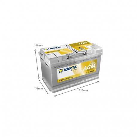 Vartaxev AGM A6 autoaku 80Ah/800A