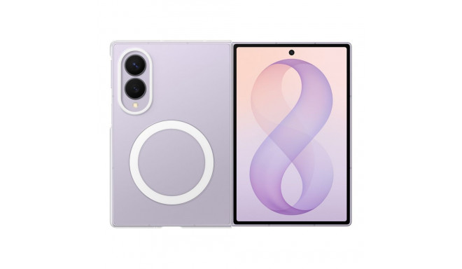 Samsung Samsung Clear Magnet Case for Samsung Galaxy Z Fold 8 0.8 mm compatible with MagSafe + 2 pcs