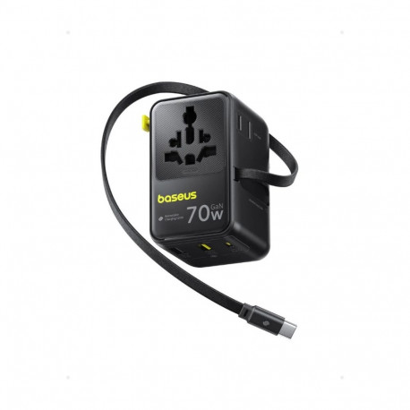 Baseus EnerCore CG11 universaalne reisadapter 2AC+2U+2C 70 W