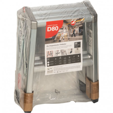 Hailo treppredel Master D80 2 x 2 Step kahepoolne kokkupandav