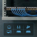 Patch Panel - Extralink CAT6A STP, 24 ports
