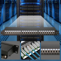 Patch Panel - Extralink CAT6A STP, 24 ports