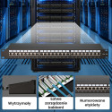 Patch Panel - Extralink CAT6A STP, 24 ports