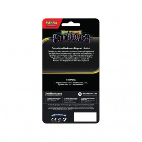 Trading Card Game - Pokémon Mega Evolution Pitch Black Checklane Blister with Slowpoke Card and Coin
