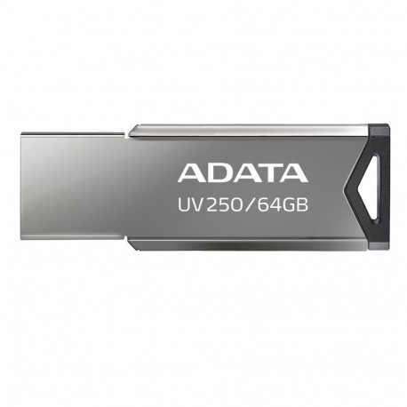 ADATA USB-mälupulk UV250 64GB USB 2.0, hõbedane