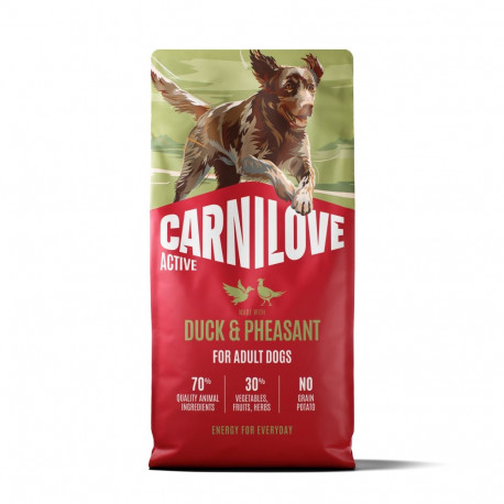 Carnilove Active Duck & Pheasant Adult dog food 12kg