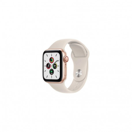 Apple Watch SE2 (2024) GPS + Cellular LTE 40mm Starlight Alu case, Starlight Sport Band S/M EU MXGJ3