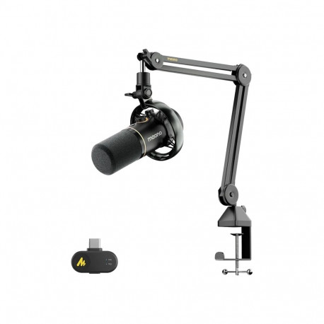 Microphone - Maono PD200WS Dynamic, USB-C/XLR, 60H Battery Life, Black