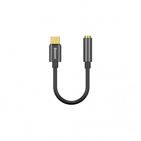 Baseus CATL54-01 cable gender changer Type-C 3.5mm Black
