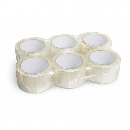 Pakketeip 48 mm x 54 m, akrüül, läbipaistev, 6 tk.