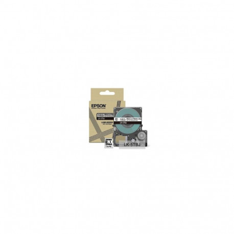 Epson Matte Tape – Clear/Black 18mm(8m) – LK-5TBJ