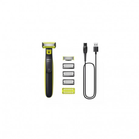 Philips Norelco OneBlade QP2824/10 men's shaver Foil shaver Trimmer Grey, Lime