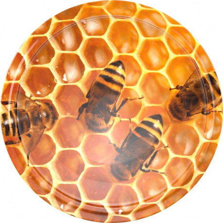 Honeycomb Ø66 twist-off kaas - 10 tk BROWIN 136353, läbimõõt 66, kõrgus 1 cm