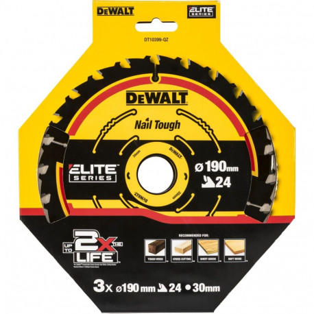 DeWalt DT10399-QZ Circ. Saw Blade 190x30mm