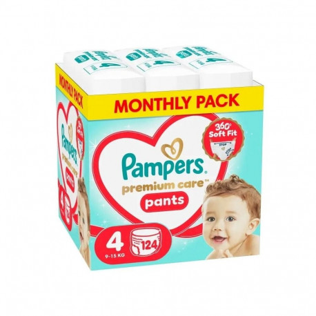 Pampers Pants Diapers 4. Size 9-15 kg 124 pcs