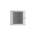 Rack Cabinet - Lanberg 19'' 12U Wall-Mounted Gray