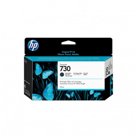 HP tindikassett 730 DesignJet 130ml, mattmust