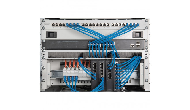 Digitus DIN-liistu paneel 482.6mm (19") rack-kinnitusega 3U
