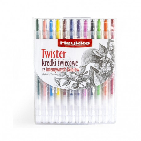 Rasvakriidid TWISTER 12tk