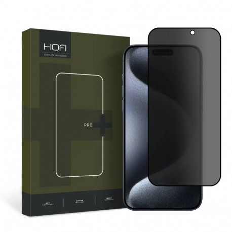 HOFI ANTI SPY tempered glass for iPhone 15 Pro Max privacy