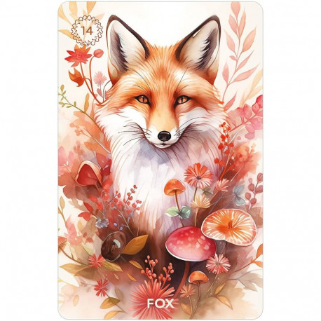 Divination Card Deck - Autumn's Embrace Lenormand 36 Cards With Lady And Gentleman Cards