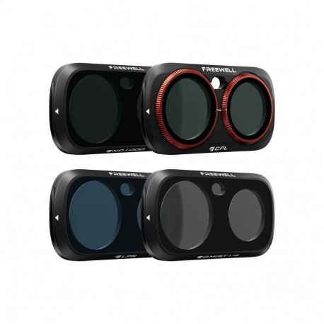 Camera Filter Set - Freewell Insta360 Luna ND1000, CPL, Glow Mist 1/4, LPR