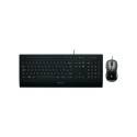 Keyboard - Logitech K280e USB Keyboard, Spill-resistant, Black
