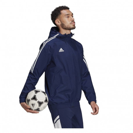 adidas Men's Condivo 22 All-Weather Jacket navy blue HA6266
