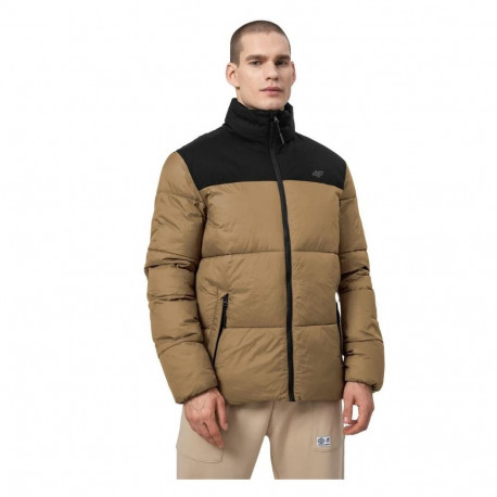 Men's jacket 4F light brown H4Z22 KUMP005 82S