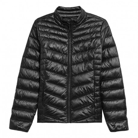 Women's jacket 4F deep black H4Z21 KUDP002 20S