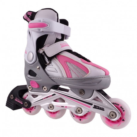 Outrace Volt Gray Grey-Pink PW-126B-9 37-40 Inline Skates