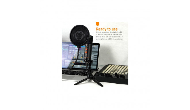 Monkey Banana Mico Black Table microphone