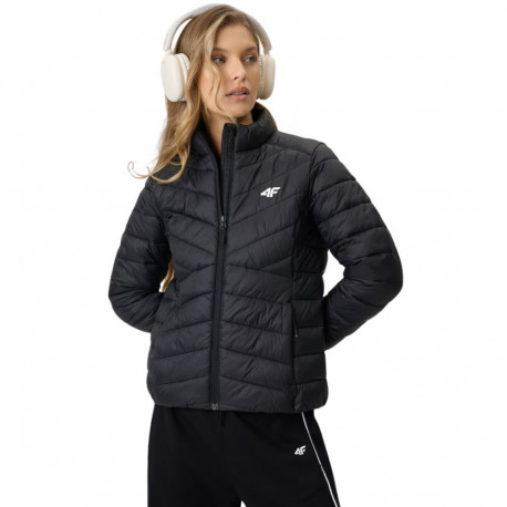 Kurtka damska 4F F0855 głęboka czerń 4FWSS26TDJAF0855 20S M