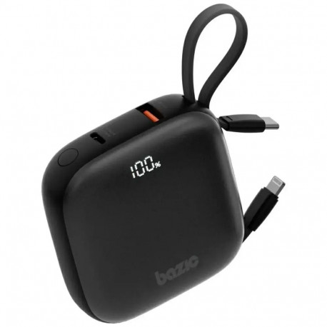 Bazic 4 in 1 Bazic Fusion external battery (powerbank) | 10000 mAh | 22.5W | USB-C, Lightning, USB-A