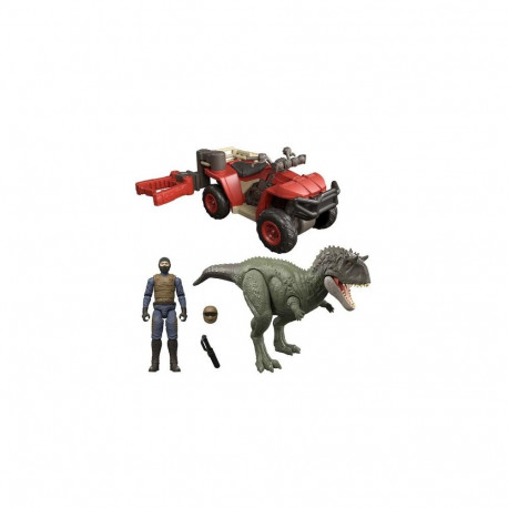Jurassic World Capture Claw ATV Pack, Vehicle with Features, Human & Dinosaur Action Figures